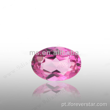 Forma oval 6 * 4mm prink natural topaz Price